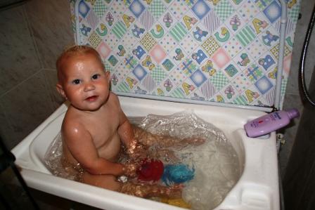 ... einer BADEWANNE, juhuu!